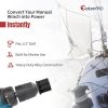 ColumPRO Cordless Drill Winch Adapter Black Metal-6
