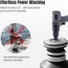 ColumPRO Cordless Drill Winch Adapter Black Metal-2