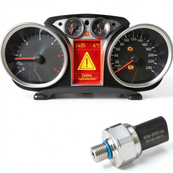 Ford Fuel Pressure Sensor BU5Z9F972B X4XZ Surface Mount-5